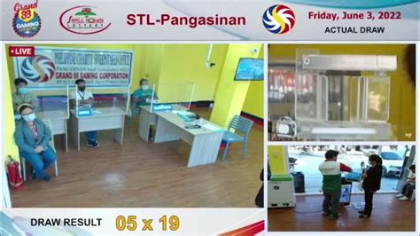 STL PANGASINAN JUNE 6, 2022 LIVE ACTUAL DRAW .